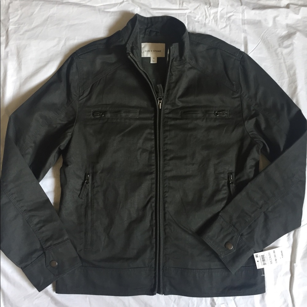 NWT Sun + Stone Men’s Medium Jacket. 100% Cotton